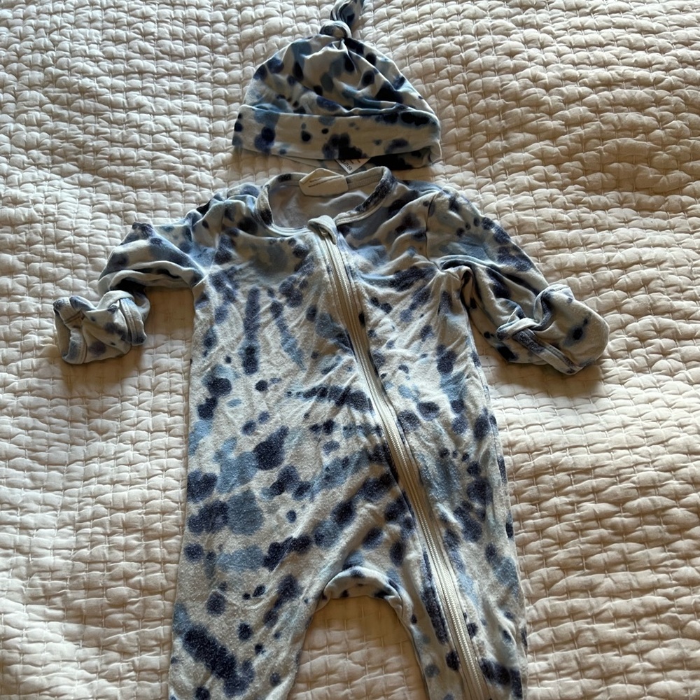 Angel dear tie dye onesie